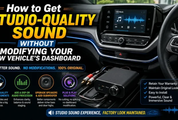 How to Get Studio-Quality Sound Without Modifying Your New Vehicle's Dashboard