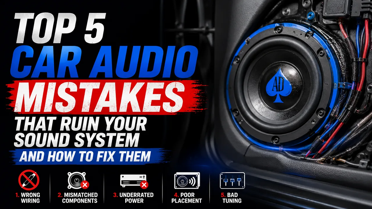 Top 5 Car Audio Mistakes That Ruin Your Sound System and How to Fix Them