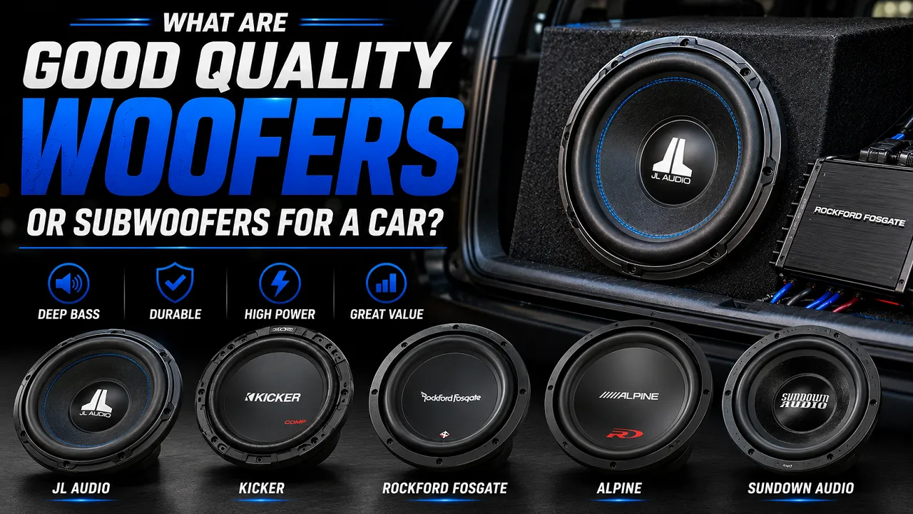 What are good quality woofers or subwoofers for a car?